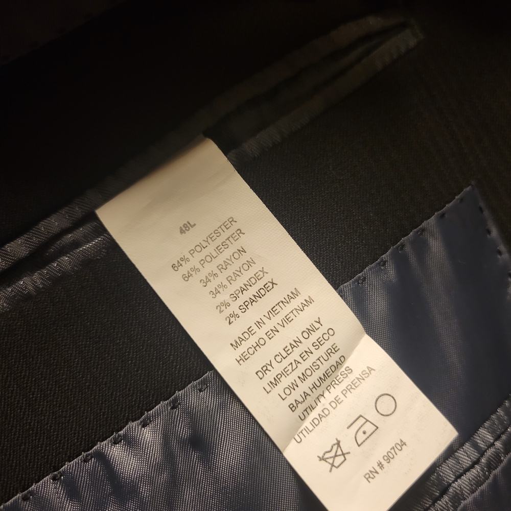 Perry Ellis Black Men's Blazer - Picture 3 of 4